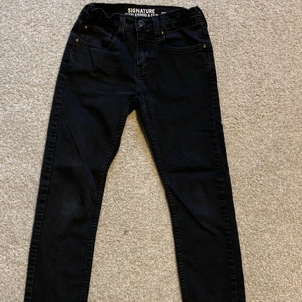 Levi’s black skinny jeans - boys